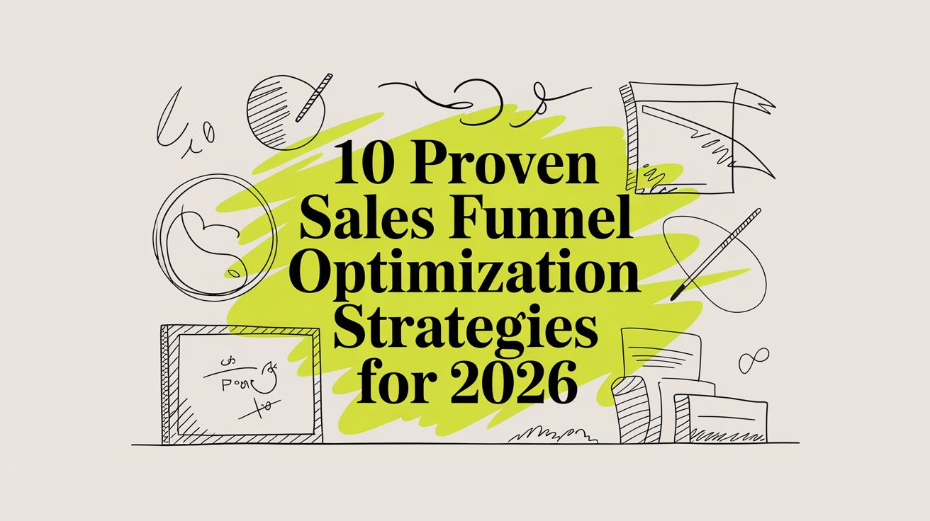 10 Proven Sales Funnel Optimization Strategies for 2026